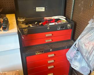 Tool Chest and Hand Tools Located in the Garage