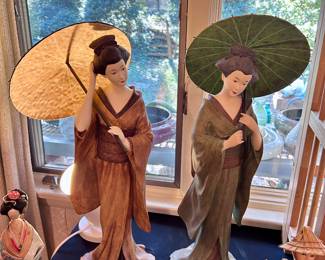 Winterthur Museum Exclusive Geisha Figures (Pair)