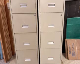 two filing cabinets $25 each