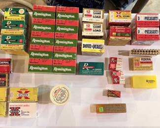 lots of ammunition, all kinds 