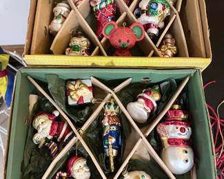 Harry & David vintage ornaments