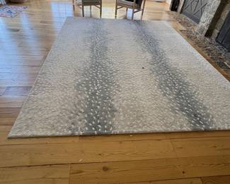 Stark carpet, Design is MESSA, measures 9'10" by 13'1"