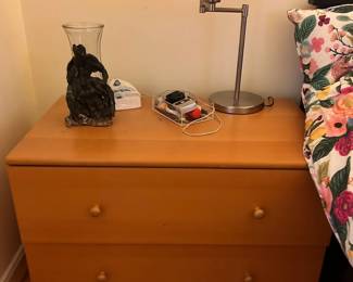 Nightstand and lamp