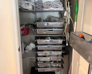 Tools and various closet items