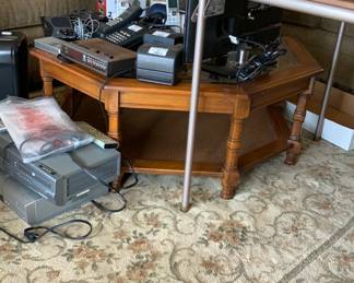 Octagonal Oak Coffee Table