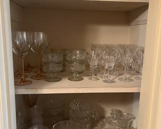 Glassware  including Fostoria
