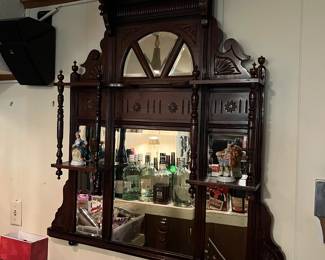 Victorian mirrored piece