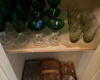 Glassware including Fostoria