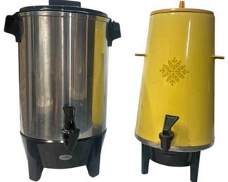 Vintage West BendPyrex Vintage Coffee Urns