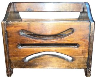 MCM Handcrafted Wooden Magazine
