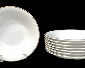 Set8 Gibson Porcelain Soup Bowls