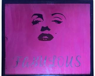 Bold Fabulous MarilynInspired Wall Art
