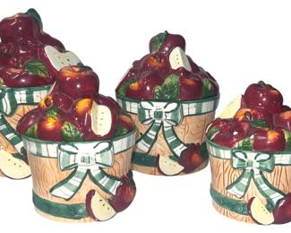 Apple Canister Set