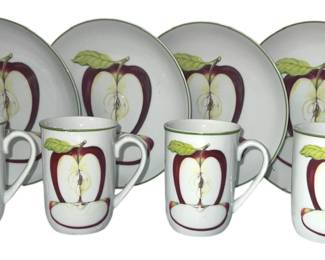 Apple Mug and Plate Set