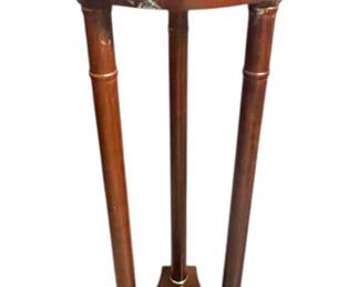 Vintage MarbleTop Pedestal Stand