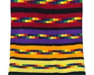 Vibrant HandCrocheted Afghan