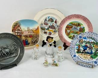 Collection Of Decorative Plates & Figurines