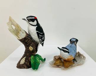 Lenox Nuthatch & Woodpecker