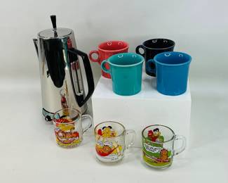 Sears Coffee Maker, Fiesta Mugs, & More