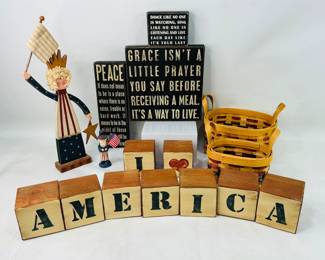 Patriotic Decor and Inspirational Signs