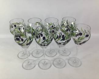Etched Wine Glasses