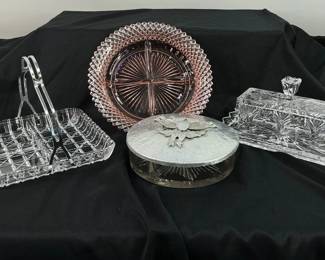 Fifth Avenue Butter Dish & Serving Dishes