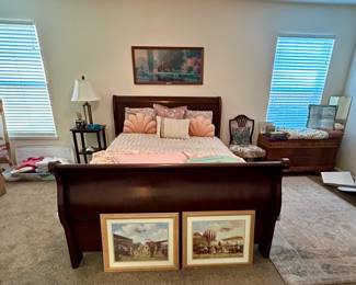 sleigh bed
