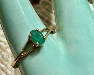 Natural Emerald ring