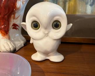 Canadian Potteries baby snow owl figure