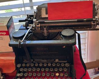 antique typewriter