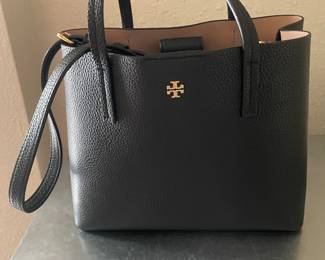 Tory Burch small tote in black leather