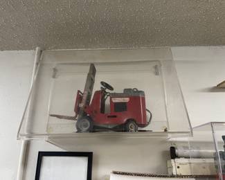 Vintage toy forklift