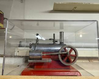 Vintage toy steam engine