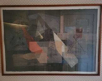 "Avery Peak" monoprint by Jennifer Hilton