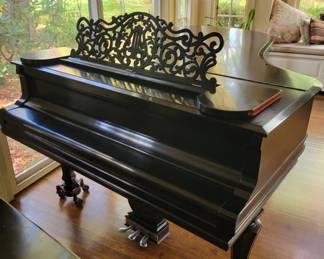 Steinway piano, model B in black, AVAILABLE FOR PRE- SALE