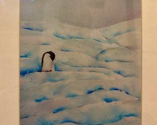 Watercolor by Lisa Goren, signed