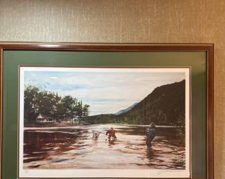 "Landing the Fish" by John Swan, 72/200