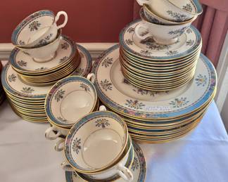 Lenox Blue Tree china set