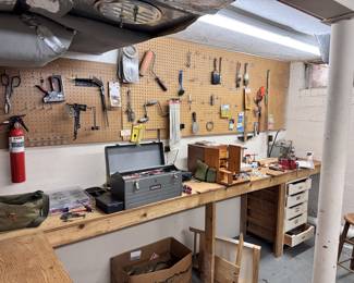 Tools and misc supplies for for fly making