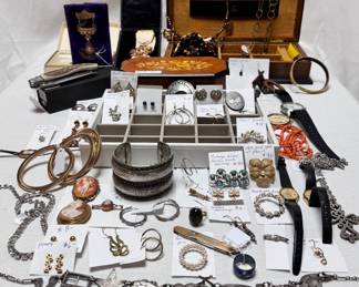 A selection of jewelry