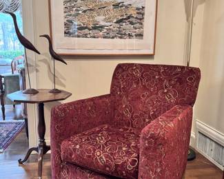 Crate & Barrel club chair 