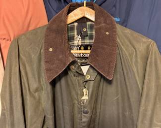 Men's Barbour oil coat