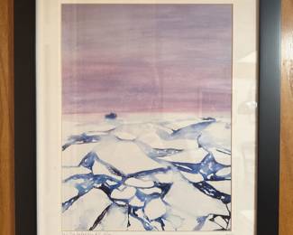 Packed Ice Antarctica #5 by Lisa Goren, watercolor