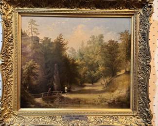 "Fisherman on the Bridge" by Daniel Williamson, 16 x 14