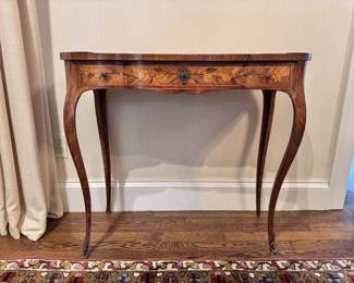 Louis table, small with 3 drawers