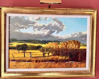 "Spring Creek" by Peter Corbin, oil on canvas