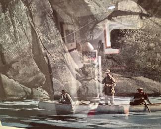 "Fly Fishing on the Rapid River", Limited edition Ogden Pleissner signed print 261/350