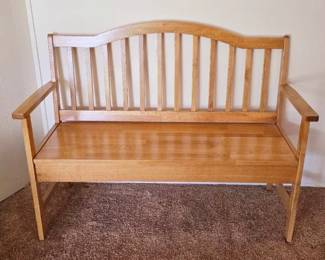 $40 - Wood storage bench