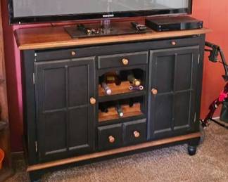 Wood buffet/ TV stand - $50