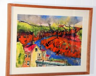 Watercolor Signed Coughlin